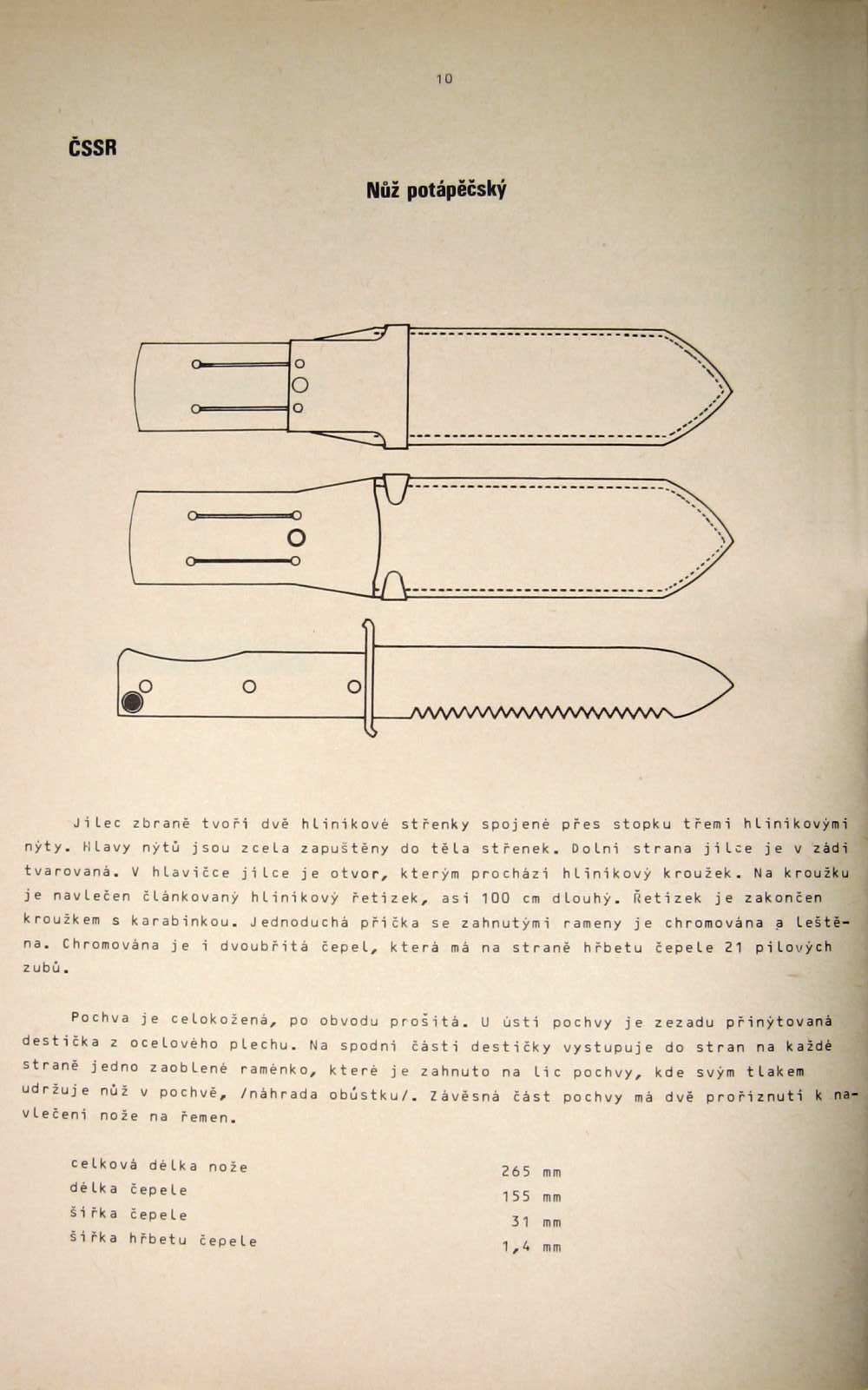 Útočné nože a upravené bodáky – 1984 – foto 2