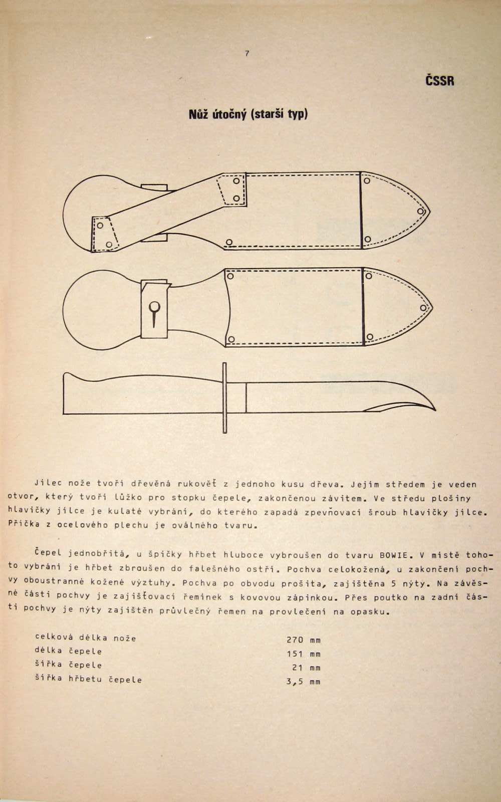 Útočné nože a upravené bodáky – 1984 – foto 3