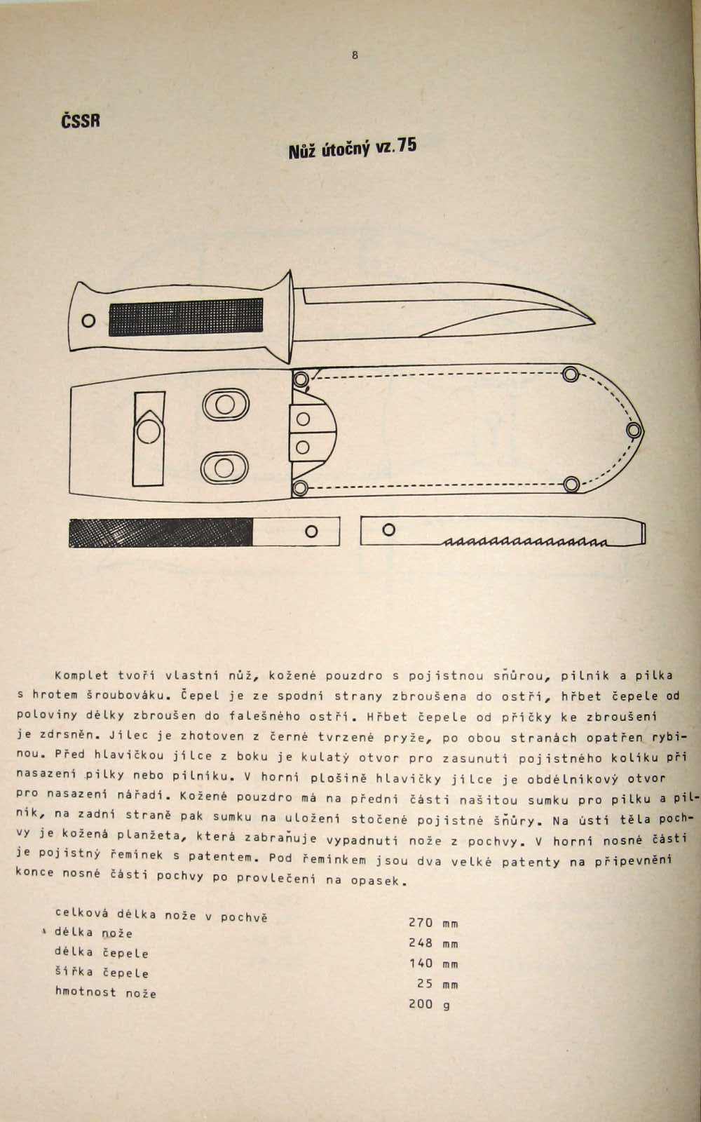 Útočné nože a upravené bodáky – 1984 – foto 4