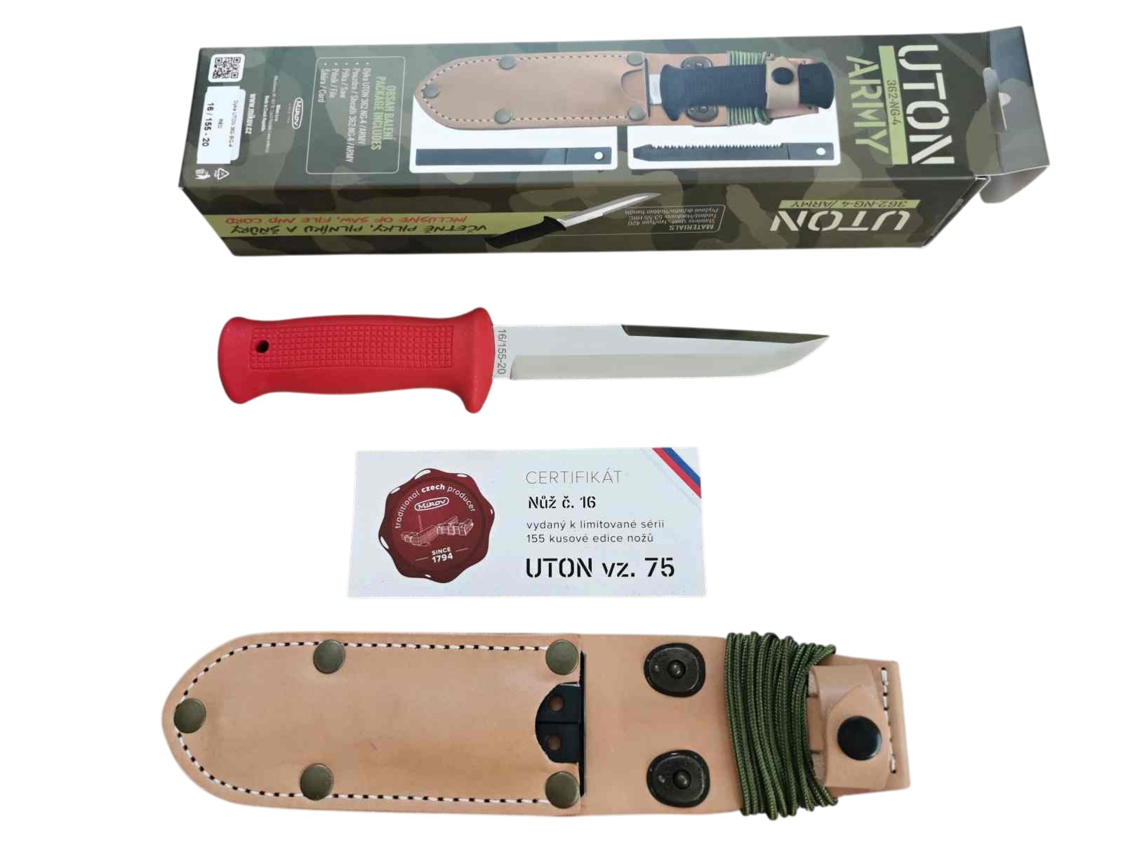 Červený UTON – limitovaná edice 155