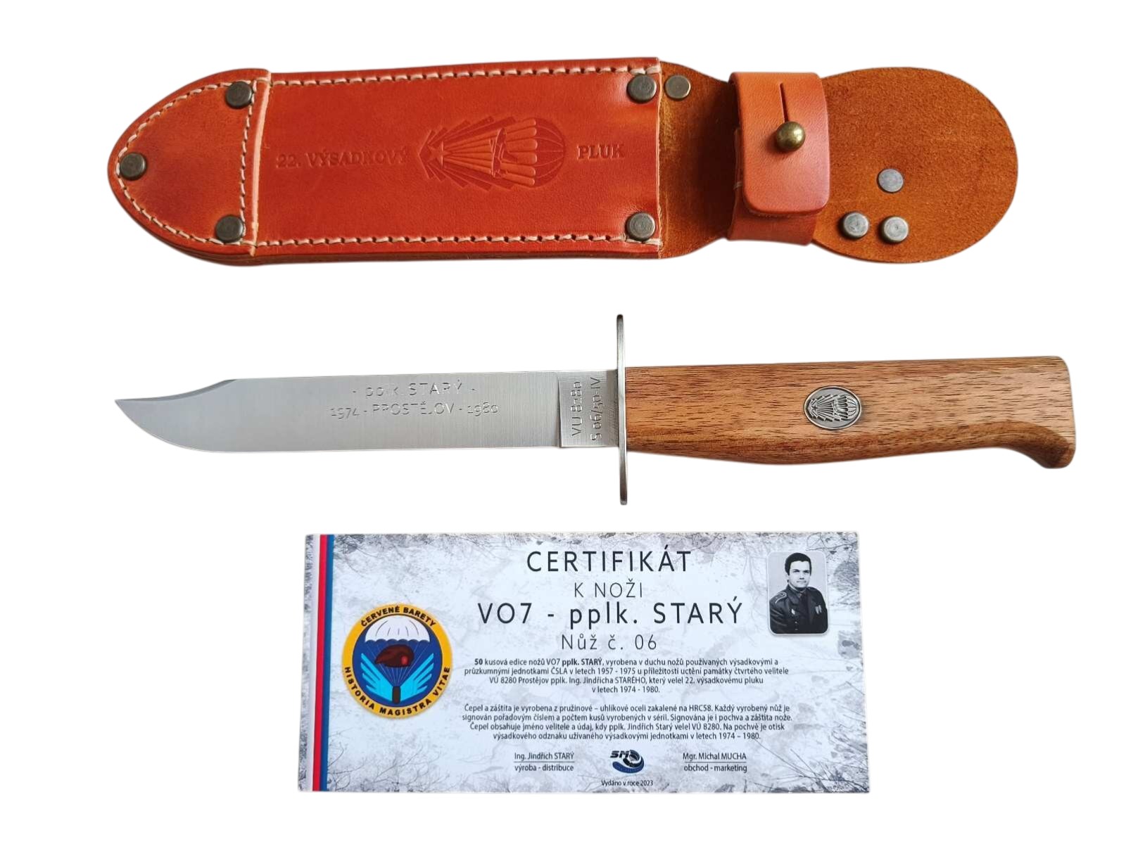 VO7 – Pamětní nože Červených baretů – pohled č. 10